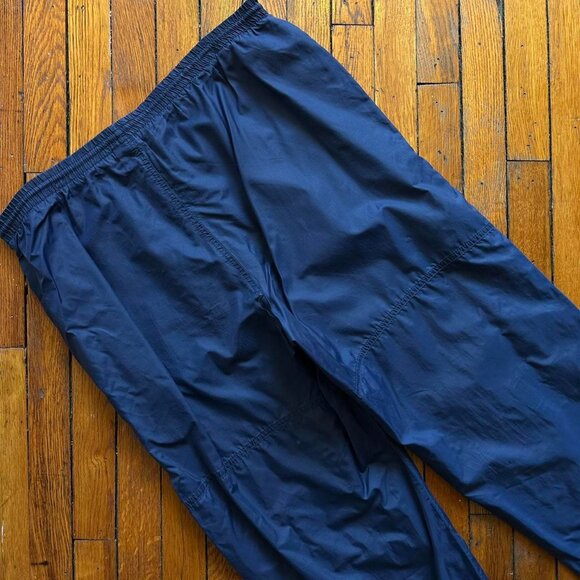 Vintage 90s‎ Nike White Tag Windreaker Track Pants Men XL Navy Blue Light Rave - Picture 6 of 7